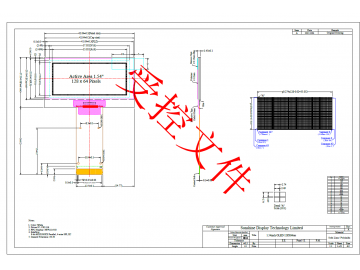 1.54 inch 128x64 AMOLED LCD Display Support SPI/I²C Interface
