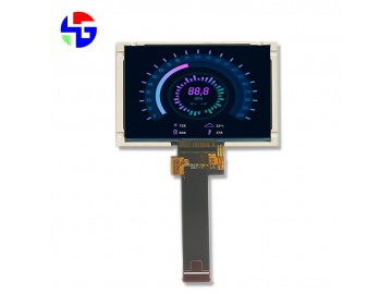 5.0 inch TFT LCD Panel 1000 Luminance 800x480 LVDS Tram display screen