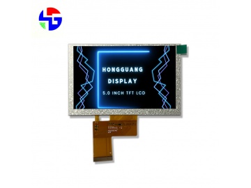 5.0 inch TFT LCD Module 800x480 1000cd/m² 40PINS RGB