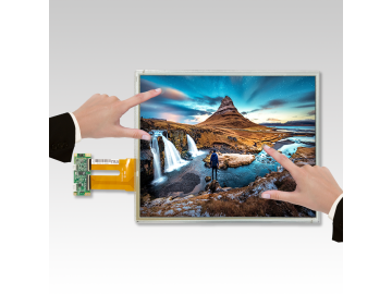 17"PCAP Touch Display, 1280x1024, 350nits, B/L 50Khr, LVDS USB/RS232 Interface, COB Type, Air Bonding, Support 10 points touch