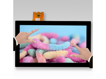 17.3"PCAP Touch Display, 1920x1080, 300nits, B/L 15Khr, eDP USB/I2C Interface, COF Type, Air Bonding, Support 10 points touch
