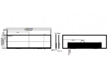 14.5-inch TFT liquid crystal display with 2560x720 high-definition LVDS interface and full-coated long-strip touch screen