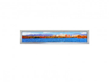 36.6-inch TFT LCD display 1920*290 1500 brightness 51PINS LVDS strip-type high-brightness LCD screen subway strip screen display strip screen