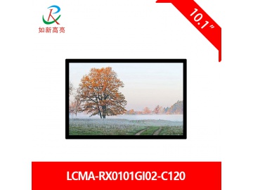 Rogin 10.1inch high brirghtness LCD display, 1280*800, 1200nit, LVDS, wide temperature and full viewing angle