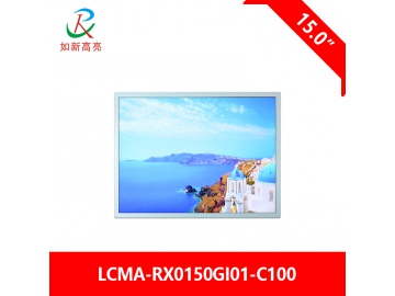 Rogin 15 inch LCD display, 1000nits, 1024*768, LVDS, Outdoor highlight display
