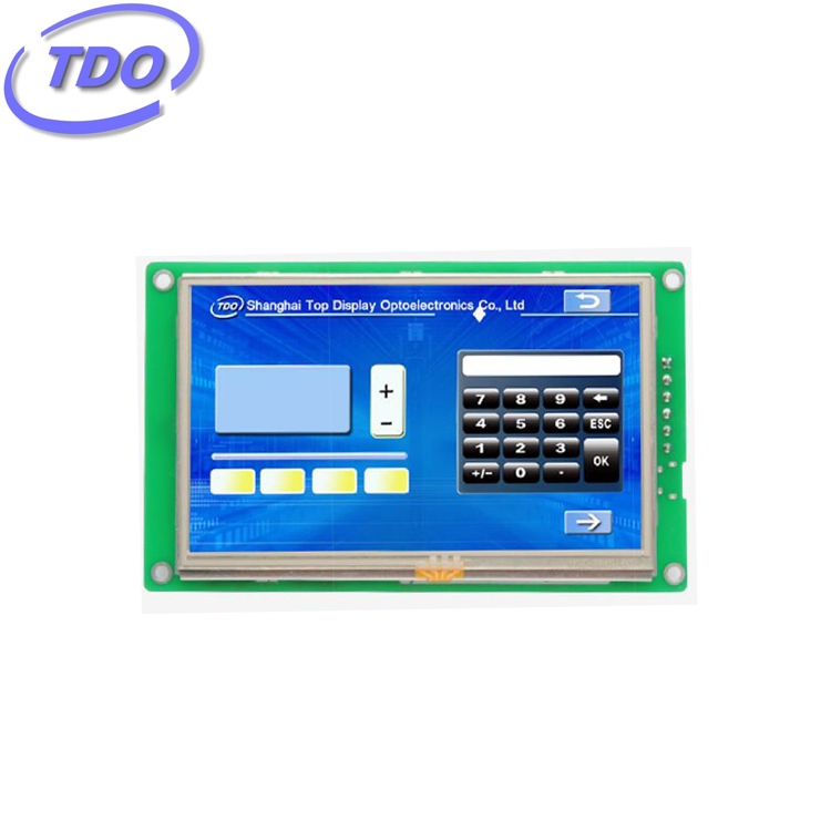 TY043WVH11 TDO UART display 4.3 inch 800*480 ips touch lcd with rs485