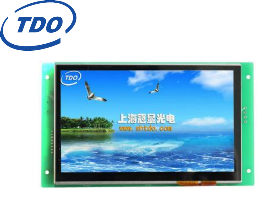 TY070WVH01CT TDO 7 Inch UART 800*480 TN display TTL/RS232/RS485 withCTP