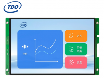 TDO 10.1-inch RS485/RS232/3.3V TTL Industrial-Grade Serial LCD Touch Screen