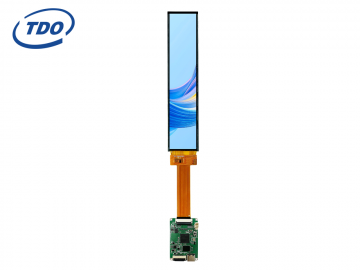 TDO 6.1-inch long strip serial port screen LCD display without touch, resolution 280*1424, with configuration
