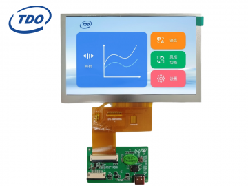 TDO 5-inch LCD capacitive touch screen with a resolution of 800*480/ high-definition IPS /MINI board