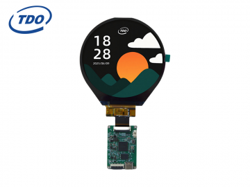 TDO 3.4inch UART Display 800*800 IPS touch LCD with TR660 mini PCB no TP