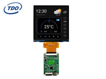 TDO 4-inch intelligent serial port LCD screen, serial port touch screen /IPS viewing Angle/human-machine interaction /TTL interface