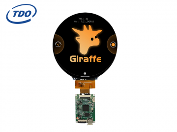 TDO 4inch Circle UART Display 720*720 IPS touch LCD with TR660 mini PCB no TP