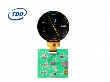 TDO HDMI to MIPI 2.1inch 480x 480 round lcd display with capacitive touch available by USB
